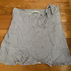 A&F Striped Crossover Skirt